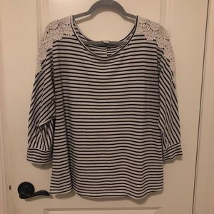 FOREVER 21+ Striped Blouse